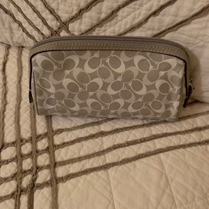 Coach makeup / travel bag